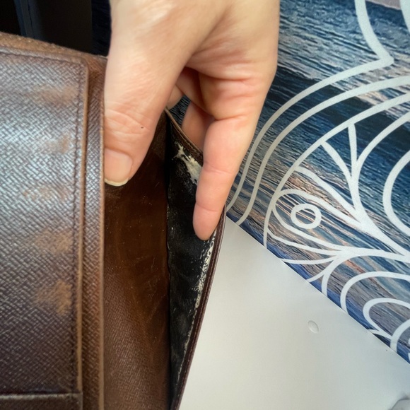 Louis Vuitton Ebene Damier Centaire Edition Vintage Wallet - Picture 10 of 11